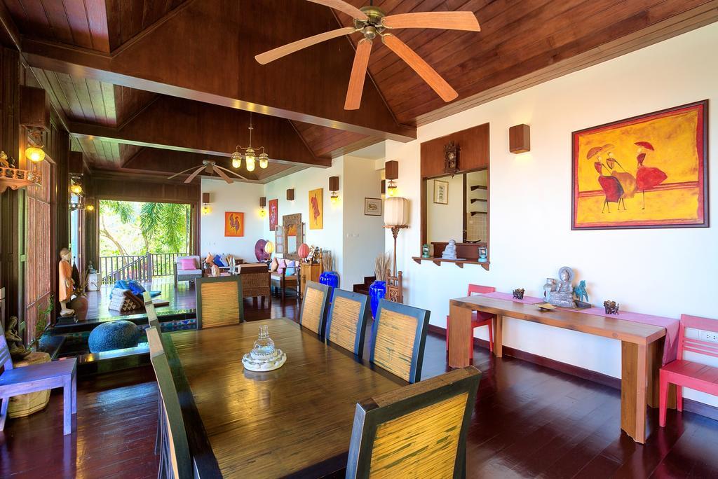 Villa Thai Teak - Panoramic Sea&Sunset Views Koh Samui Ruang foto