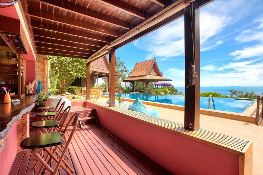 Villa Thai Teak - Panoramic Sea&Sunset Views Koh Samui Ruang foto